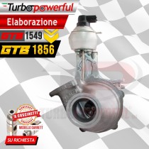 Turbo upgrade da GTB1549 a GTB1856 girante esclusiva fino a 250cv Alfa Romeo