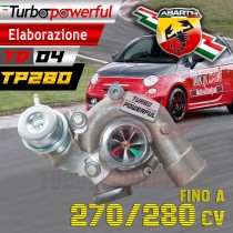 Elaborazione TD04 Abarth fino a 280cv TP280