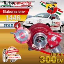 Elaborazione 1446 Abarth step 4 a cuscinetti fino a 300cv