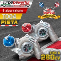 ELABORAZIONE TD04 ABARTH FINO A 280CV TP280 PISTA