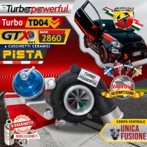 Elaborazione da TD04 a GTX 2860 Gen. 2 PISTA per Abarth