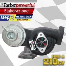 Turbo maggiorato Suzuki - step 3 - fino a 210cv cod.49172-04020
