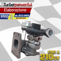 Turbo maggiorato Suzuki - step 3 - fino a 210cv cod.49172-04020