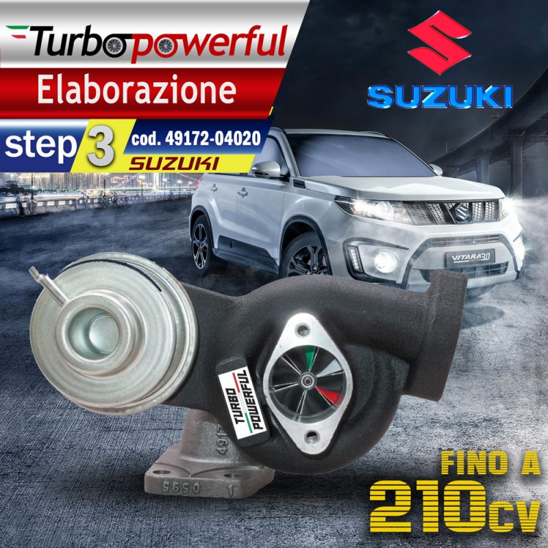 Turbo maggiorato Suzuki - step 3 - fino a 210cv cod.49172-04020