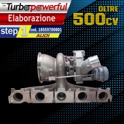 Elaborazione Turbo Audi TT - A3 - RS3 StEp 1 - oltre 500cv cod. 18559700001