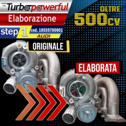 Elaborazione Turbo Audi TT - A3 - RS3 StEp 1 - oltre 500cv cod. 18559700001
