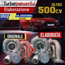 Elaborazione Turbo Audi TT - A3 - RS3 StEp 1 - oltre 500cv cod. 18559700001