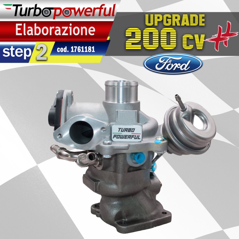 Upgrade turbo STEP 2 - Ford cod. 1808411 200cv ++