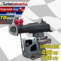 Upgrade turbo STEP 2/3 Mitsubishi TD05H/06 49378-01642 450/500cv