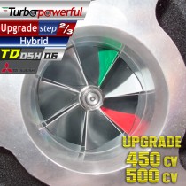 Upgrade turbo STEP 2/3 Mitsubishi TD05H/06 49378-01642 450/500cv