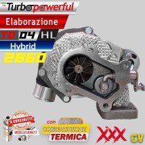 Elaborazione Hybrid TD04HL 2860 Abarth a cuscinetti xxx cv