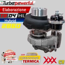 Elaborazione Hybrid TD04HL 2860 Abarth a cuscinetti xxx cv