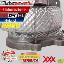Elaborazione Hybrid TD04HL 2860 Abarth a cuscinetti xxx cv