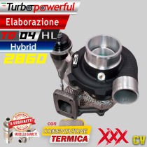 Elaborazione Hybrid TD04HL 2860 Abarth a cuscinetti xxx cv