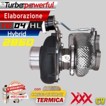 Elaborazione Hybrid TD04HL 2860 Abarth a cuscinetti xxx cv
