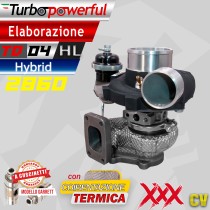 Elaborazione Hybrid TD04HL 2860 Abarth a cuscinetti xxx cv