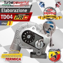 Elaborazione TD04 PRO step1 280cv per Abarth
