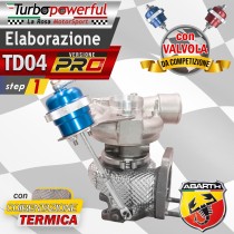 Elaborazione TD04 PRO step1 280cv per Abarth