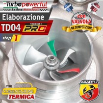 Elaborazione TD04 PRO step1 280cv per Abarth
