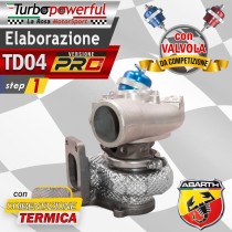Elaborazione TD04 PRO step1 280cv per Abarth