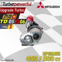 Upgrade turbo da TD05 a TD06 Mitsubishi Step 3 49378-01580 450/500cv