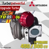 Upgrade turbo da TD05 a TD06 Mitsubishi Step 3 49378-01580 450/500cv