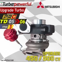 Upgrade turbo da TD05 a TD06 Mitsubishi Step 3 49378-01580 450/500cv