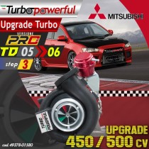 Upgrade turbo da TD05 a TD06 Mitsubishi Step 3 49378-01580 450/500cv