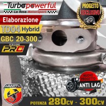 Elaborazione Hybrid TD04 GBC 20-300 - PRO - Abarth  280-300cv