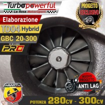 Elaborazione Hybrid TD04 GBC 20-300 - PRO - Abarth  280-300cv