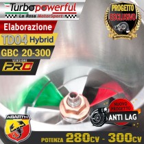Elaborazione Hybrid TD04 GBC 20-300 - PRO - Abarth  280-300cv