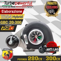 Elaborazione Hybrid TD04 GBC 20-300 - PRO - Abarth  280-300cv