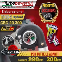 Elaborazione Hybrid TD04 GBC 20-300 - PRO - Abarth  280-300cv