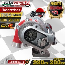Elaborazione Hybrid TD04 GBC 20-300 - PRO 2.0- Abarth  280-300cv con nuova staffa