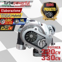 Elaborazione TD04 Hybrid GBC-HL per ABARTH 320cv - 330cv