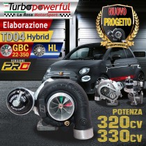 Elaborazione TD04 Hybrid GBC-HL per ABARTH 320cv - 330cv