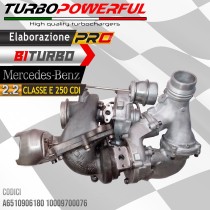 Elaborazione BiTurbo Mercedes 2.2 Classe E A6510906180 10009700076