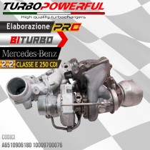 Elaborazione BiTurbo Mercedes 2.2 Classe E A6510906180 10009700076