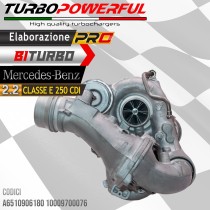 Elaborazione BiTurbo Mercedes 2.2 Classe E A6510906180 10009700076
