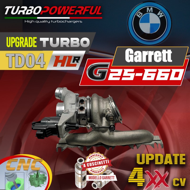 Update Turbo TD04HLR a G25-660 49477-02230 Bmw Mini 4xx cv