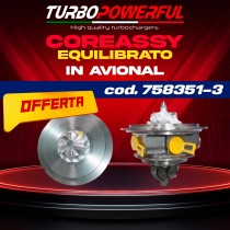 Coreassy equilibrato con girante in AVIONAL GTB2260VK 758351-3