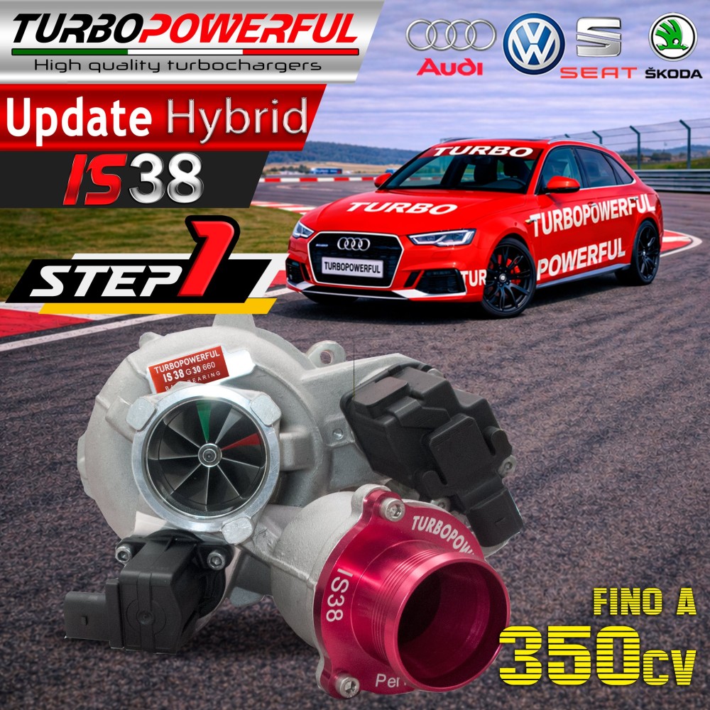 Update Turbo Hybrid IS38 a cuscinetti fino a 550cv