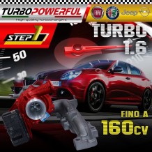 Turbo maggiorato Alfa Romeo Fiat Jeep Opel 1.6 54389700008 fino a 200cv