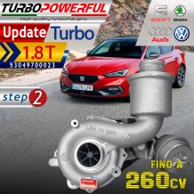 Turbo maggiorato 1.8T Audi Seat Skoda Volkswagen 53039700052 fino a 300cv