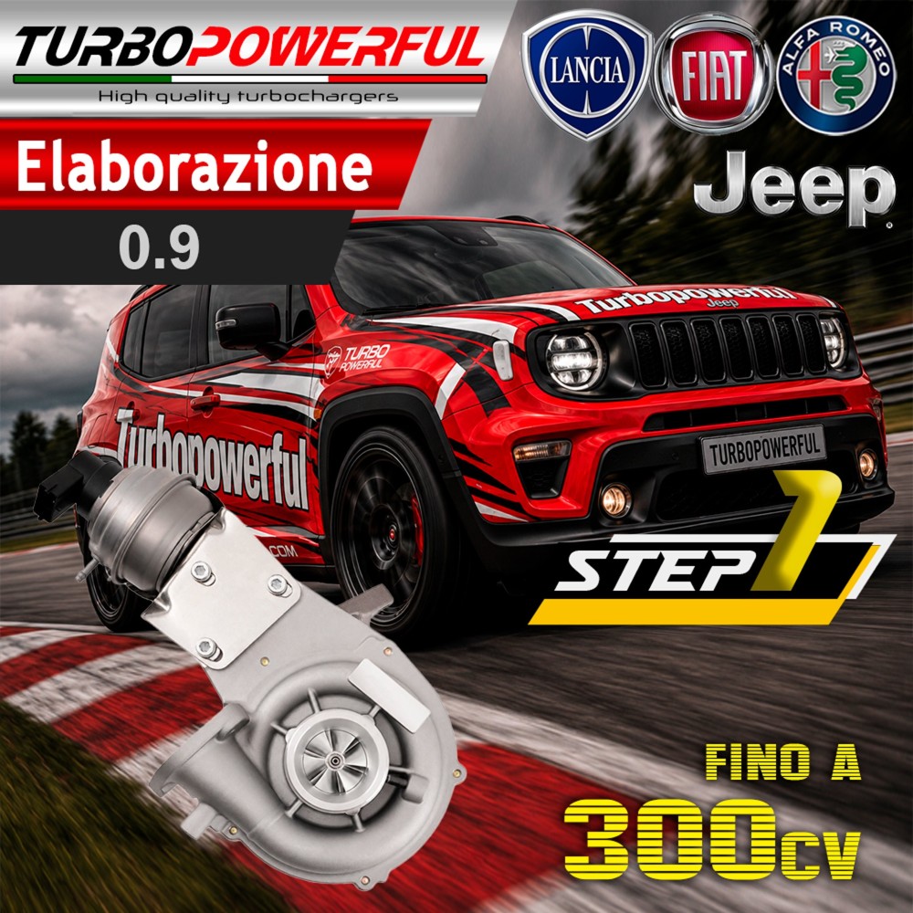 Turbo elaborato  Alfa Romeo Mito Lancia Delta 1.6 fino a 170cv