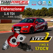 Turbo maggiorato Audi Seat Skoda Volkswagen 1.6 TDI 813860 fino a 180cv