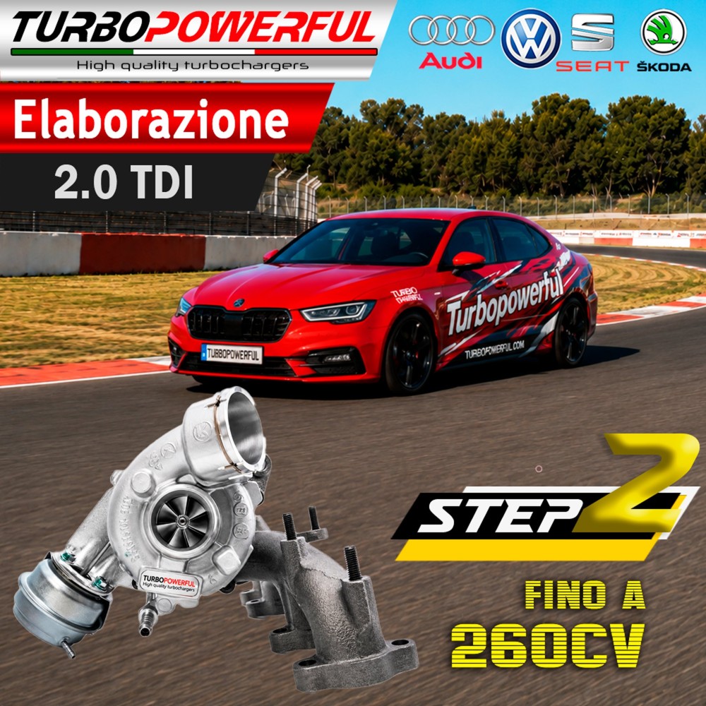 Turbo maggiorato Audi Seat Skoda Volkswagen 2.0TDI 765261 756062